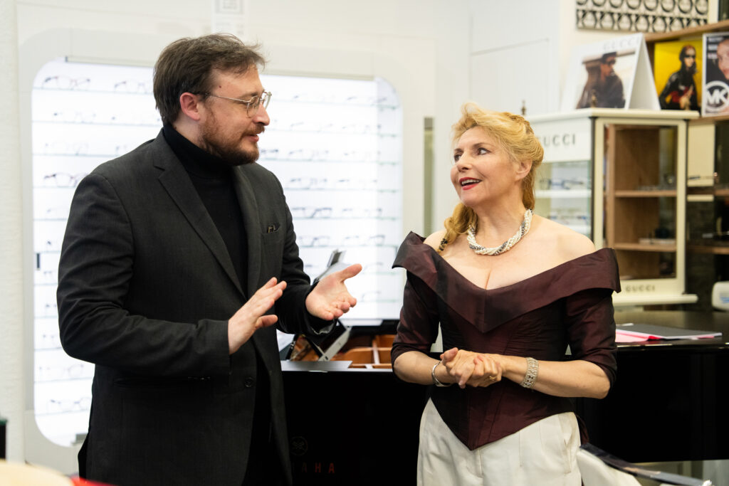 Vincent Laissy et Elizabeth Vidal chez Optique du Vieux Marché à Orléans