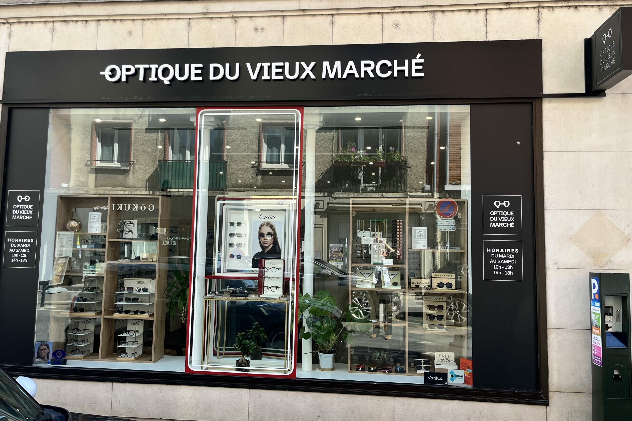 extérieur boutique Optique du Vieux Marché à Orléans