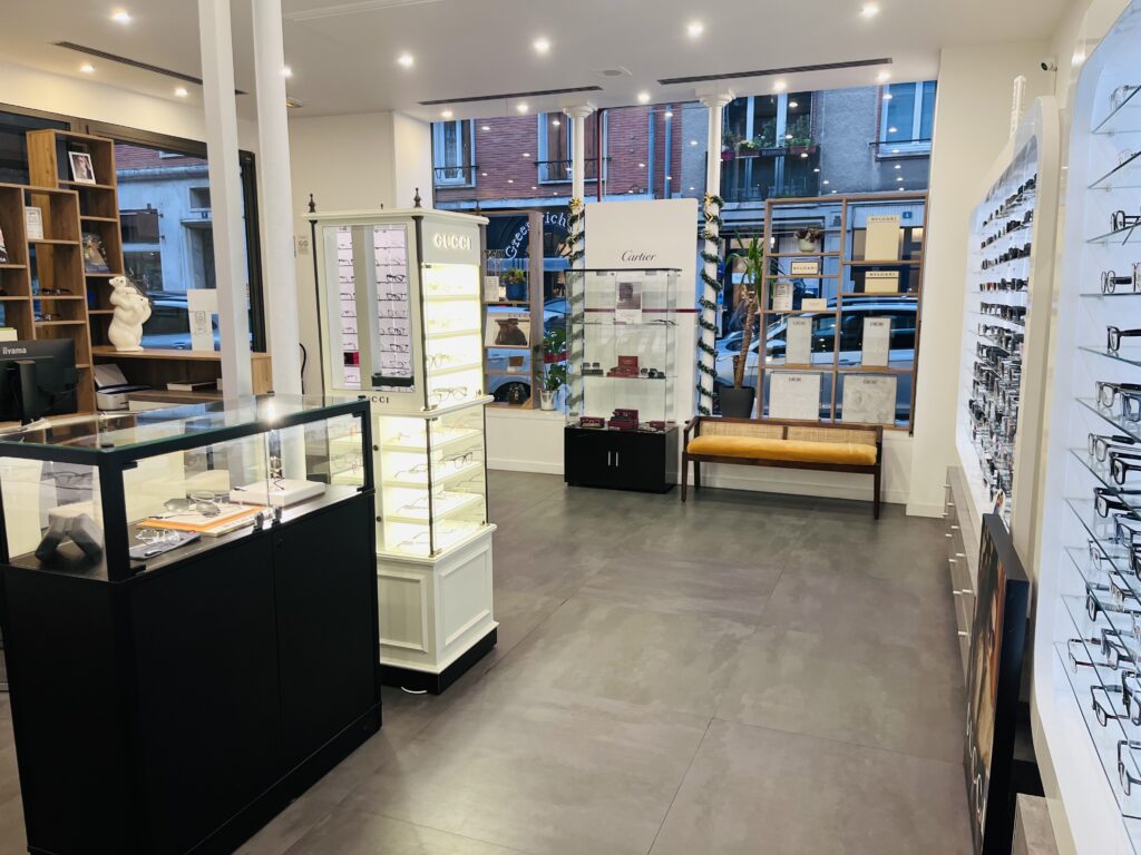 intérieur Boutique Optique du Vieux Marché à Orléans
