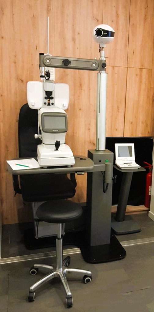 salle d'examen de vue Optique du Vieux Marché à Orléans